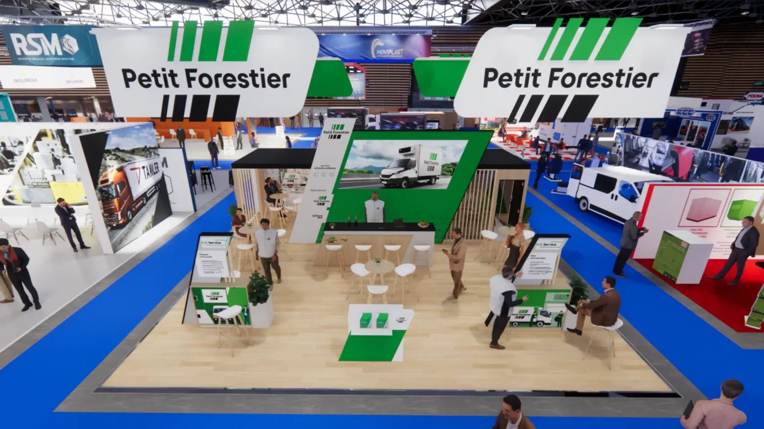 Visualisation 3D de Petit Forestier — Stand